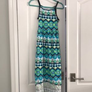 EUC Justice Sz 16 Midi Dress 👗 hi/low hem CUTE!!